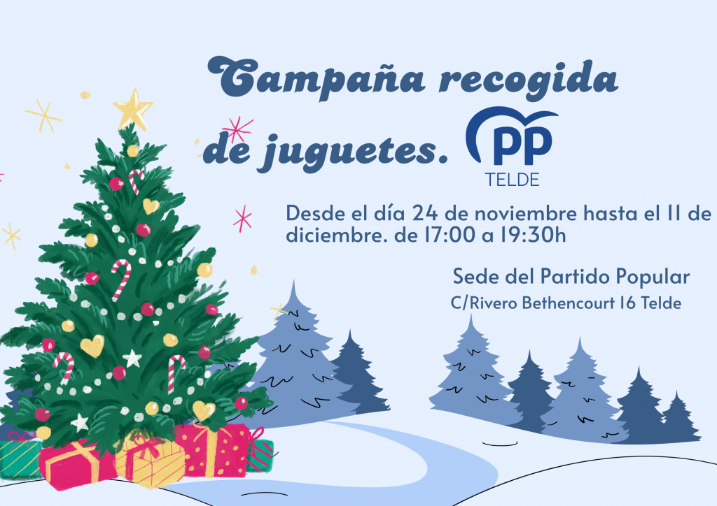 EL PARTIDO POPULAR DE TELDE PONE EN MARCHA SU CAMPAÑA SOLIDARIA DE RECOGIDA DE JUGUETES