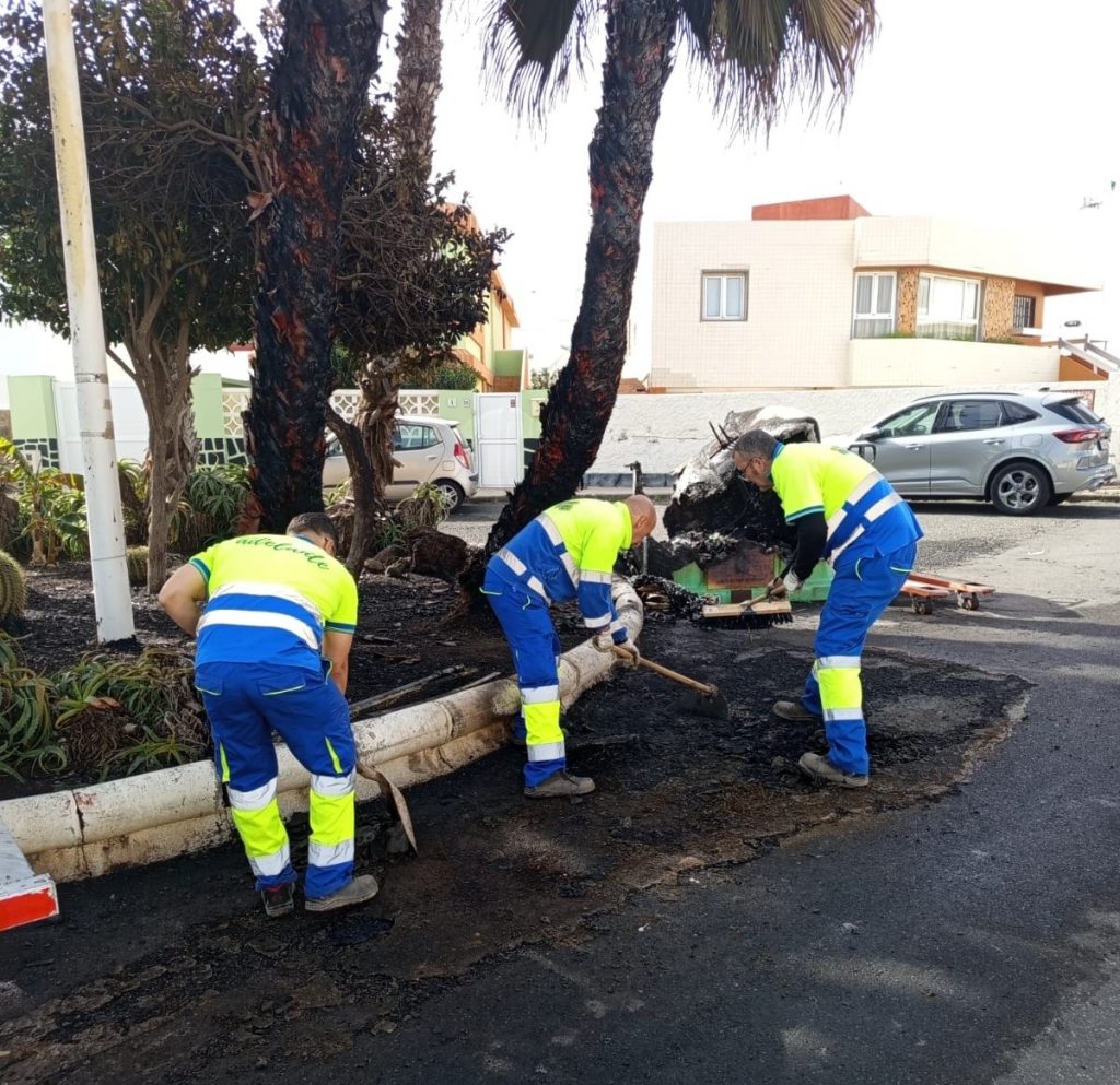 TRAS LA DENUNCIA EN ONDAGUANCHE, LIMPIEZA VIARIA DE TELDE DESTINA MÁS DE 10.000 EUROS PARA LA REPOSICIÓN DE CONTENEDORES AFECTADOS POR ACTOS VANDÁLICOS
