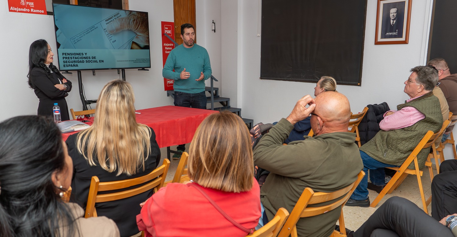 “PENSIONES Y PRESTACIONES DE LA SEGURIDAD SOCIAL”, CHARLA ABIERTA EN LA AGRUPACIÓN JUAN NEGRÍN DE TELDE