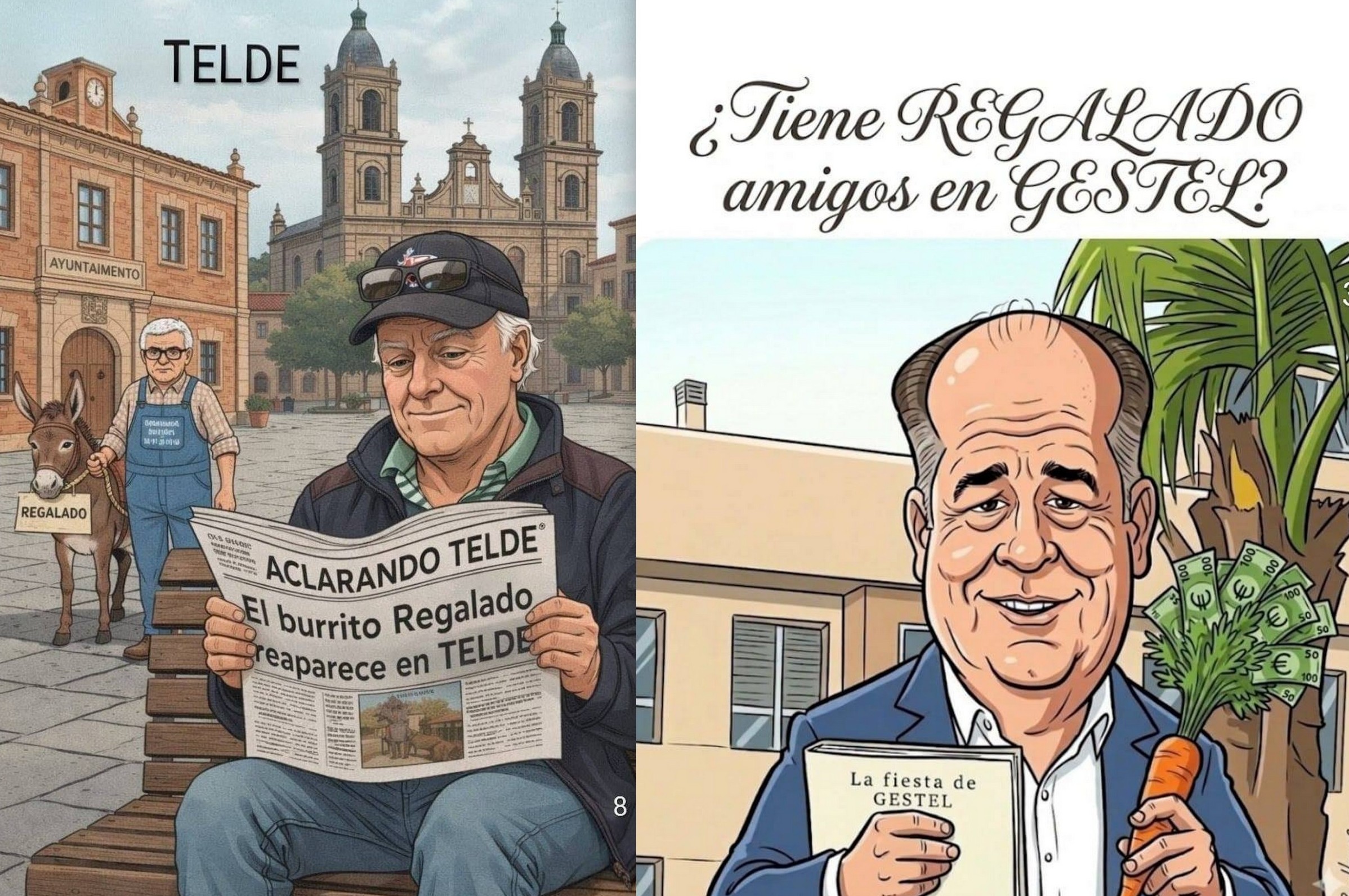 EL ‘BURRO REGALADO’ LLEGÓ A TELDE…