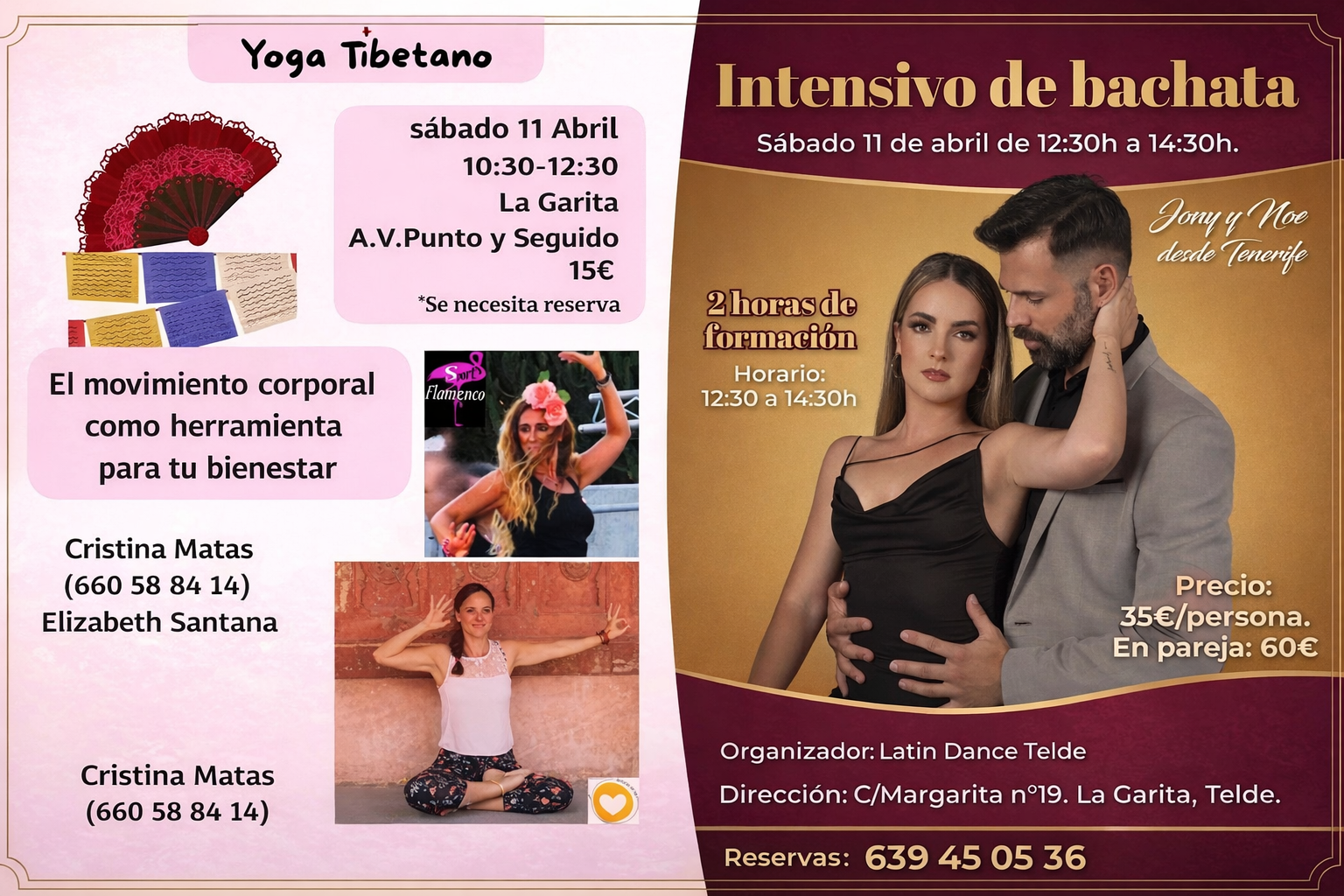 BAILE, YOGA Y BIENESTAR EN LA A.V PUNTO Y SEGUIDO DE LA GARITA EN TELDE